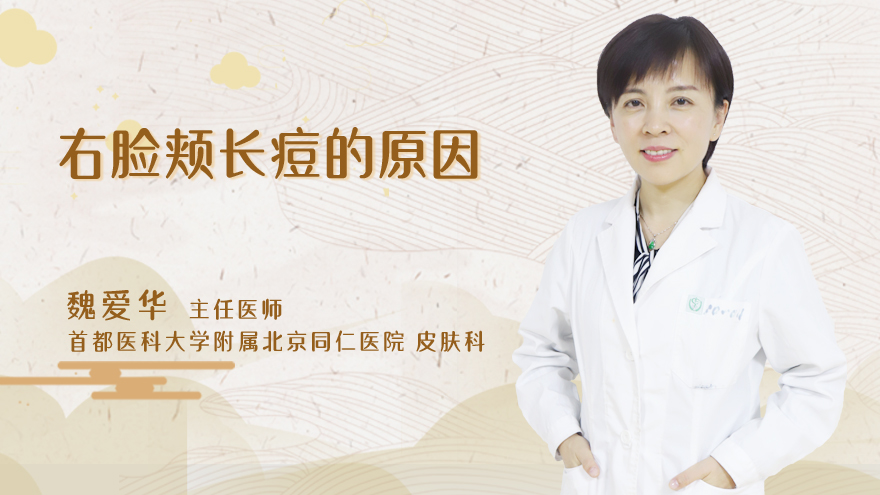 右脸颊长痘的原因