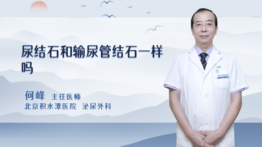 尿结石和输尿管结石一样吗