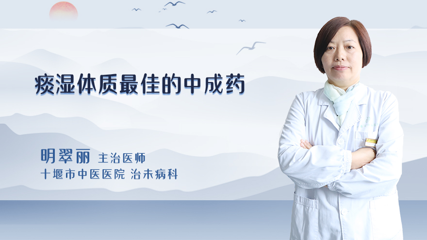 痰湿体质最佳的中成药