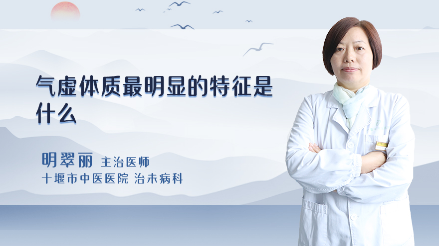 气虚体质最明显的特征是什么