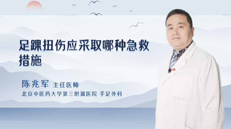 足踝扭伤应采取哪种急救措施