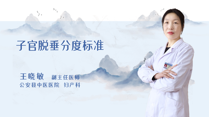 子官脱垂分度标准