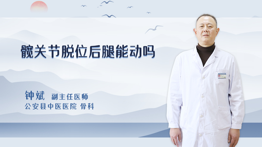髋关节脱位后腿能动吗